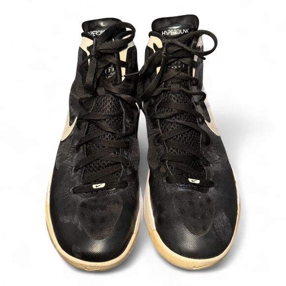 US 11 Nike Hyperdunk 2011 – Black/White Basketball High-Top Zoom Air - Picture 1 of 7